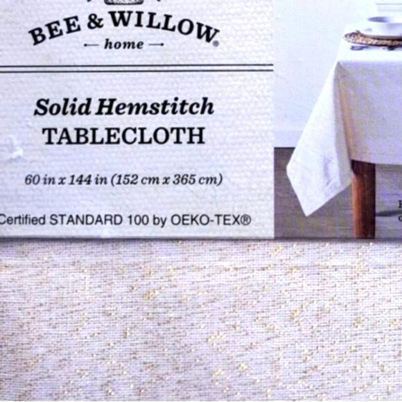 Tablecloth VARIOUS SIZES IN  Vanilla ICE GOLD GORGEOUS - Picture 3 of 10